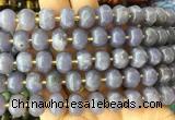 MEBS08 15 inches 8*12mm pumpkin lepidolite beads wholesale