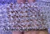 NCBS10 15 inches 8mm carved S shape white crystal beads wholesale