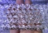 NCBS11 15 inches 10mm carved S shape white crystal beads wholesale