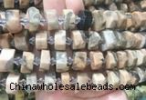 NGBS228 15 inches 10*14mm - 12*16mm faceted nuggets feldspar beads