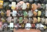 NGBS232 15 inches 10*14mm - 12*16mm faceted nuggets colorful gemstone beads