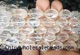 NGBS236 15 inches 8*12mm - 12*16mm faceted nuggets white crystal beads