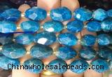 NGBS242 15 inches 8*12mm - 12*16mm faceted nuggets apatite beads