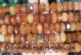 NGBS293 15 inches 8*14mm - 10*16mm faceted nuggets agate beads wholesale