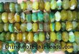 NGBS299 15 inches 8*14mm - 10*16mm faceted nuggets agate beads wholesale