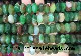 NGBS303 15 inches 8*14mm - 10*16mm faceted nuggets agate beads wholesale