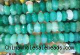 NGBS305 15 inches 8*14mm - 10*16mm faceted nuggets agate beads wholesale