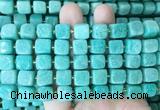 NGBS319 15 inches 9*10mm nuggets amazonite gemstone beads wholesale