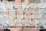 NGBS333 15 inches 12*16mm - 13*18mm nuggets white crystal beads wholesale