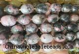 NGBS348 15 inches 13*18mm - 18*25mm nuggets rhodonite beads wholesale