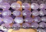 NGBS367 15 inches 13*18mm - 18*25mm nuggets lavender amethyst beads wholesale