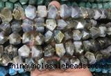 NGBS370 15 inches 13*18mm - 15*20mm faceted nuggets labradorite beads wholesale