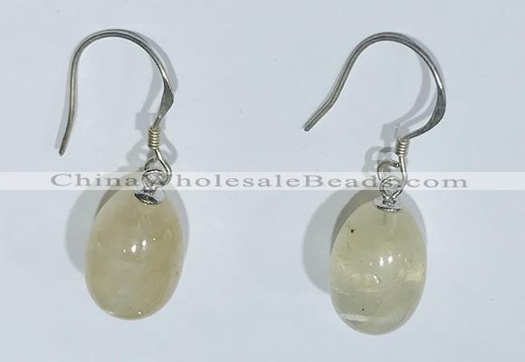 NGE414 10*14mm teardrop citrine earrings wholesale