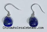 NGE426 10*10mm teardrop lapis lazuli earrings wholesale