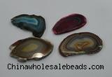 NGP1190 35*50mm - 40*70mm freeform agate gemstone pendants wholesale