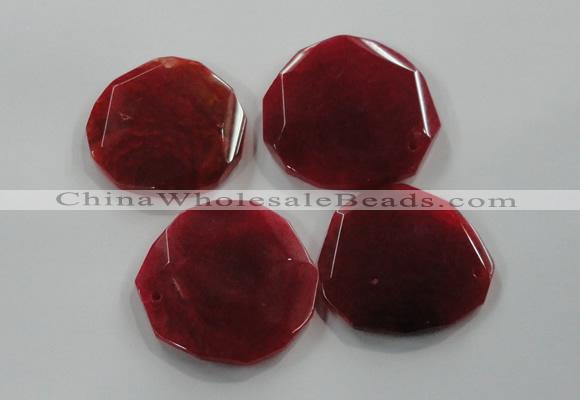 NGP1209 40*45mm - 50*65mm freeform agate gemstone pendants wholesale