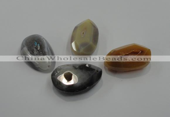 NGP1215 30*45mm - 40*50mm freeform agate gemstone pendants wholesale