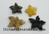 NGP1220 40*45mm - 65*70mm starfish agate gemstone pendants wholesale