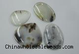 NGP1254 35*45mm - 45*55mm freeform agate gemstone pendants wholesale