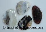 NGP1255 45*55mm - 55*65mm freeform agate gemstone pendants wholesale