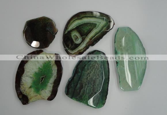 NGP1261 35*45mm - 45*70mm freeform agate gemstone pendants wholesale