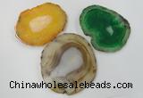 NGP1272 60*70mm - 80*90mm freeform agate gemstone pendants wholesale