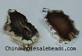 NGP1474 30*40mm - 40*50mm freeform agate gemstone pendants