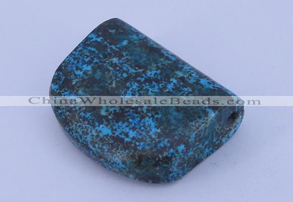 NGP195 15*35*45mm dyed african turquoise pendant jewelry wholesale