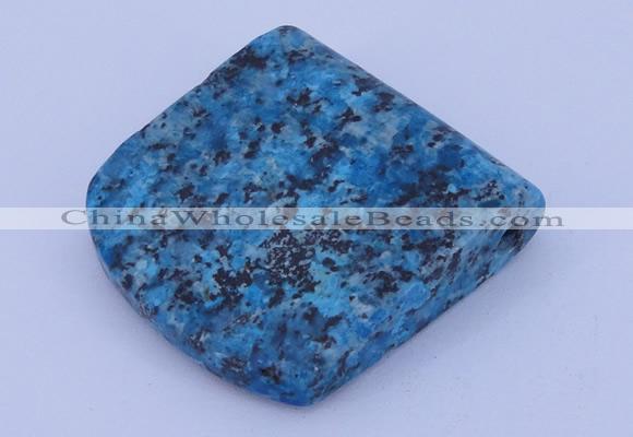 NGP196 12*45*45mm dyed african turquoise pendant jewelry wholesale