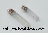 NGP1980 8*45mm - 10*60mm stick white crystal pendants wholesale