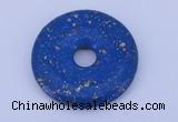 NGP217 5*30mm fashion dyed lapis lazuli gemstone donut pendant