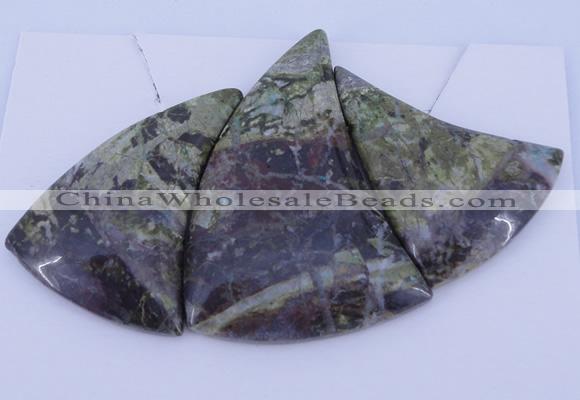 NGP27 Green rain forest stone pendants set jewelry wholesale