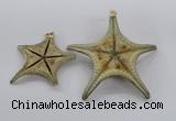 NGP2761 50*55mm - 75*85mm starfish pendants wholesale