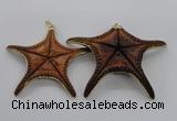 NGP2762 50*55mm - 75*85mm starfish pendants wholesale