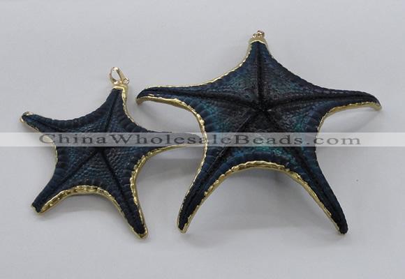 NGP2765 50*55mm - 75*85mm starfish pendants wholesale