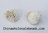 NGP2912 15*20mm - 25*30mm freeform desert rose pendants wholesale