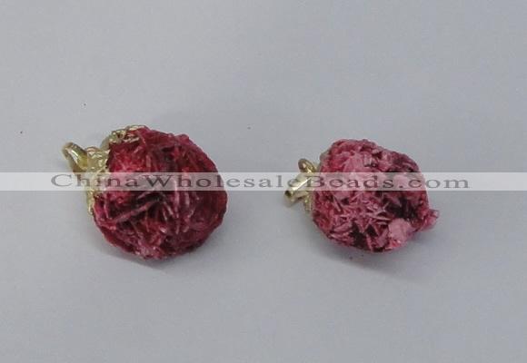 NGP2913 15*20mm - 25*30mm freeform desert rose pendants wholesale