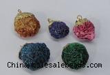 NGP2918 15*20mm - 25*30mm freeform desert rose pendants wholesale