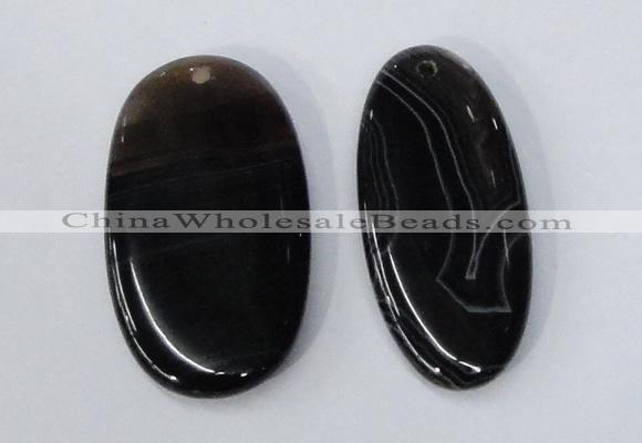 NGP3032 25*50mm – 30*55mm oval agate gemstone pendants
