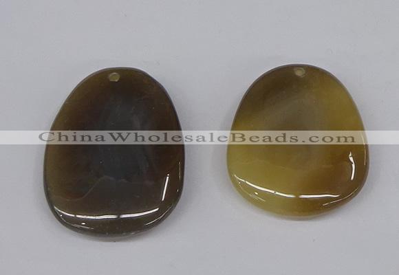 NGP3205 35*40mm - 40*50mm freeform agate slab pendants