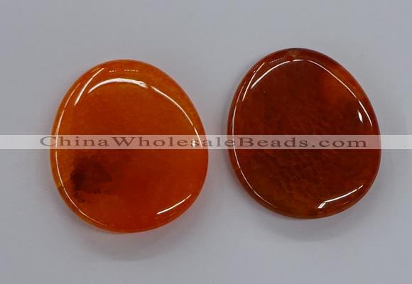 NGP3230 42*52mm - 45*55mm freeform agate gemstone pendants