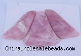 NGP35 Fashion pink opal gemstone pendants set jewelry wholesale