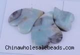 NGP41 Fashion amazonite gemstone pendants set jewelry wholesale