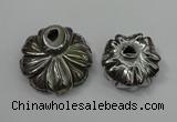 NGP4145 40*45mm - 50*55mm flower plated druzy agate pendants