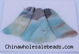 NGP42 Fashion amazonite gemstone pendants set jewelry wholesale