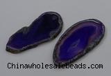 NGP4247 30*50mm - 45*75mm freefrom agate pendants wholesale