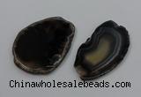 NGP4252 30*50mm - 45*75mm freefrom agate pendants wholesale