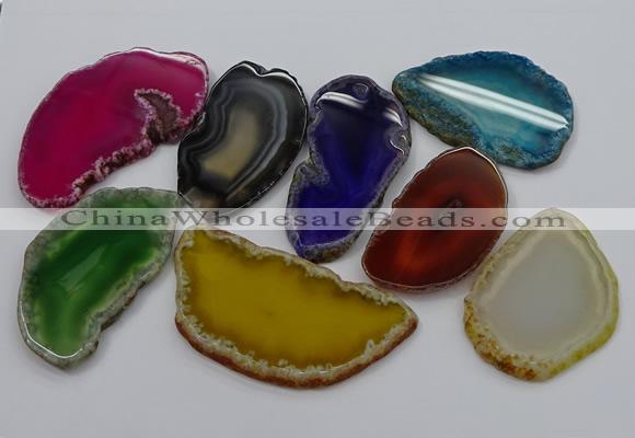 NGP4253 30*50mm - 45*75mm freefrom agate pendants wholesale
