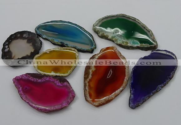 NGP4264 35*50mm - 45*80mm freefrom agate pendants wholesale
