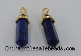 NGP5044 8*30mm sticks lapis lazuli gemstone pendants wholesale